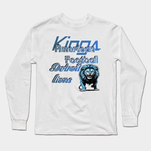 Detroit lions kings Football Long Sleeve T-Shirt